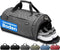 Heldenwerk Sporttas - 50L - Waterdicht natvak - Schoenvak - Grijs - 58x31x31cm