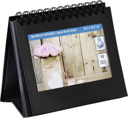 Hama Spiraalboek-standaard voor 12 foto's tot 11x15 cm, met spreuken, zw