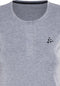 Craft Ride - Wielrenshirt Dames - Goede vochtafdrijvende eigenschappen - Grijs