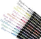 Nieuwe set 12-DELIG Dubbele Lijn Pen Metallic Kleur Magic Overzicht Marker Pen Glitter Voor Tekening Schilderen Doodling Kunst School Supplies