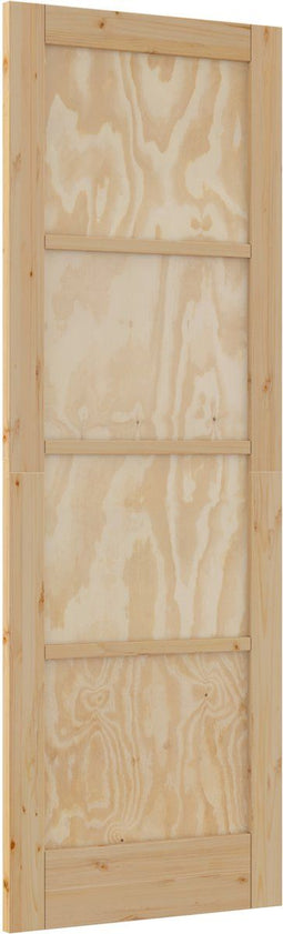 vidaXL - Interne - Deur - "ORKDAL" - 73.5x211x4 - cm - Massief - Houten - Den