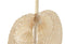 Wanddecoratie Home ESPRIT Lichtbruin Natuurlijk Waaier Tropisch (4 Onderdelen)