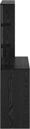 vidaXL - Kaptafel - Zwart - Eik - 78,5x37x154,5 - cm - Kunststof