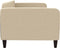 vidaXL - Slaapbank - 90x200 - cm - stof - crèmekleurig