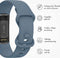 imoshion Siliconen bandje - Geschikt voor Fitbit Charge 6, Charge 5 - Blauw - S