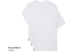 Lacoste Basic T-Shirts Heren - Slim Fit - 100% Katoen Jersey (6 stuks)