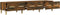 vidaXL - Tv-meubel - 150x34,5x30 - cm - bewerkt - hout - gerookt - eikenkleurig
