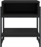 vidaXL - Salontafel - 40x40x45 - cm - bewerkt - hout - zwart
