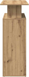 vidaXL - Receptiebalie - 100x40x104 - cm - bewerkt - hout - artisanaal - eikenkleur