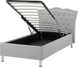 Beliani METZ - Kinderbed - Grijs - Kunststof