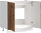 vidaXL - Spoelbakonderkast - Lucca - bewerkt - hout - oud - houtkleurig