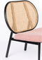 Zuiver Spike Loungestoel Naturel/Roze