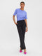 VERO MODA VMLUCCA MR STRAIGHT JERSEY PANT NOOS - Dames Broek - Rechtlopend - Maat S X L34