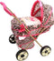 Glam Crew - Poppenwagen Daisy - Luipaardprint - Roze/Goud - Kinderen