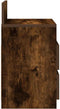 vidaXL - Nachtkastje - met - 2 - lades - 40x33x60 - cm - gerookt - eikenkleurig