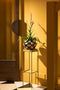 Mica Decorations Stratt - Bloempot - H21 x Ø27 cm - Handgemaakt keramiek - Zwart-wit