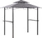 Beliani NARO - Tuinpaviljoen - Grijs - Staal