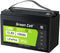 Green Cell LFPGC12V100AH - Lithium-ijzerfosfaat Accu 12,8 V 100 Ah Groen