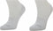 Marcmarcs 2-paar invisible sneaker sokjes - Katoen - Anti slip rand - Blauw (2 paar)