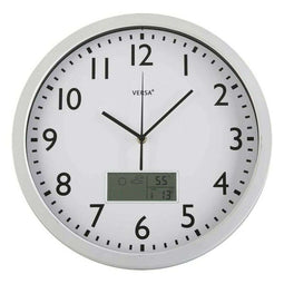 Muurklok Versa 18560239 Wit Plastic Minimalist 4 x 35 x 35 cm
