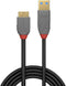 Lindy 36766 - USB-kabel USB 3.2 Gen1 - 1.00 m - Zwart