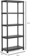 Keter Plus Shelf 80/5 - Kunststof Stellingkast - 5 Planken - 80x40x187cm - Zwart