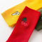Smiling Socks® Fruit Socks - 4 Paar grappige sokken - Sokken Met Print - Anti zweet - Kleurvol - Cadeau voor haar - Maat 35-43 - Huissokken