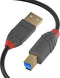 Lindy 36740 - USB 3.0 A naar B kabel - 0.50 m - Zwart