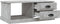 vidaXL - Salontafel - 90x50x35 - cm - bewerkt - hout - betongrijs