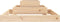vidaXL - Plantenbak - 80x80x27 - cm - massief - grenenhout