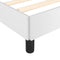 vidaXL - Bedframe - zonder - matras - 120x190 - cm - kunstleer - wit