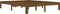 vidaXL - Bedframe - massief - grenenhout - honingbruin - 160x200 - cm