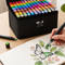 WLA Marker168 - Alcohol Markers - 168 kleuren - Twinmarkers - Markeerstiften - Voor Kinderen en Volwassenen - Stiften