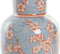 Vaas DKD Home Decor 13 x 13 x 31 cm Porselein Blauw Oranje Orientaals