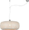 GOOD&MOJO Hanglamp Palawan - Bamboe Wit - Ø60cm - Scandinavisch,Bohemian - Hanglampen Eetkamer, Slaapkamer, Woonkamer
