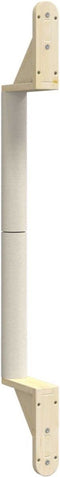 vidaXL - Kattenkrabpaal - wandgemonteerd - 109 - cm - sisal