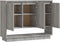 vidaXL - Dressoir - 97x31x75 - cm - bewerkt - hout - grijs - sonoma - eikenkleurig
