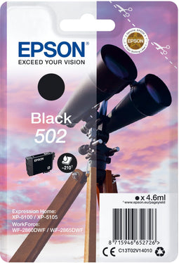 Epson 502 - Inktcartridge - XL-inkt voor lage afdrukkosten - Zwart