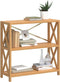vidaXL - Kastje - 3-laags - 80x30x78 - cm - massief - eikenhout