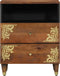 vidaXL - Nachtkastje - 50x33x60 - cm - Massief - Mango - Hout