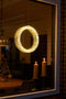 Luca Lighting - Kerstverlichting Cirkel - 800 Warm Witte LED Lampjes - Ø36 cm - Metaal - Wit