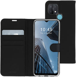 Accezz Oppo A15 - Wallet Softcase Bookcase - 3 pashouders - Zwart