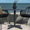 Bistrotafel Grijs - Kunststof - 70x70x72cm - Bistrotafel Chicago