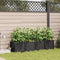 vidaXL - Tuinplanters - met - wateringsysteem - 4 - stuks - Zwart