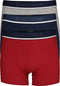 Schiesser 95/5 Organic - Herenshorts - 3-pack - Rood Blauw Grijs-gemêleerd (3-pack)