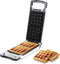 Rosmarino Infinity Belgische Wafelmaker - 2 wafels - dubbelzijdige verwarming - antiaanbaklaag - 800W - wit
