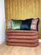 Dutch Decor CARO - Sierkussen met patroon 45x45 cm Chive - groen - Inclusief binnenkussen
