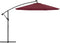 vidaXL - Vervangingsdoek - voor - zweefparasol - 350 - cm - bordeauxrood