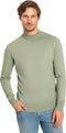Mario Russo Turtle Neck - Coltrui Heren - 80% Viscose - Agave Groen - L