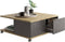FMD - Salontafel - verrijdbaar - artisan - eikenkleurig